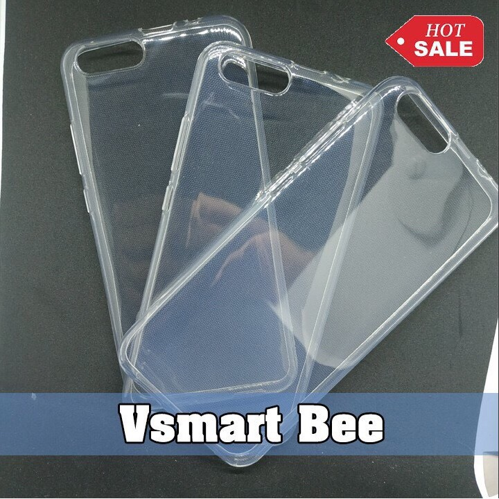 Ốp lưng Silicon trong suốt Vsmart Bee cao cấp