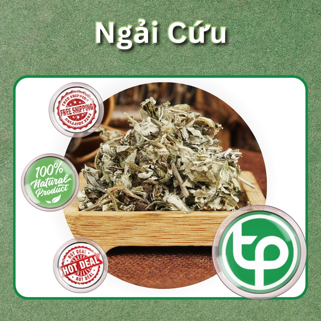 [Hàng loại 1 chất lượng cao] Ngải cứu khô 500g - tấn phát - chuyên dùng để làm pha trà hoặc sắc nước uống