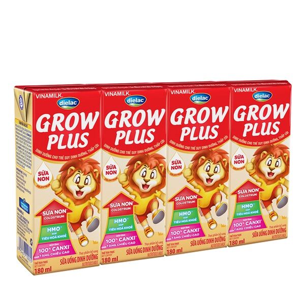 [Hoàn tiền 12%] Sữa Bột Pha sẵn Dielac Growplus đỏ 180ml