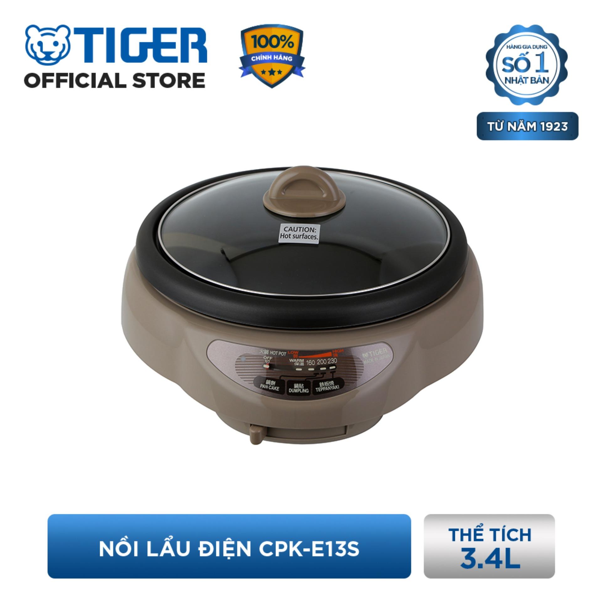 Nồi Lẩu Điện Tiger CPK-E13S  (3.4 lít)