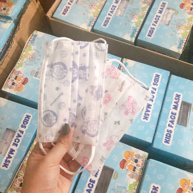 Combo 10 Khẩu Trang Kids Face Mask Cho Bé