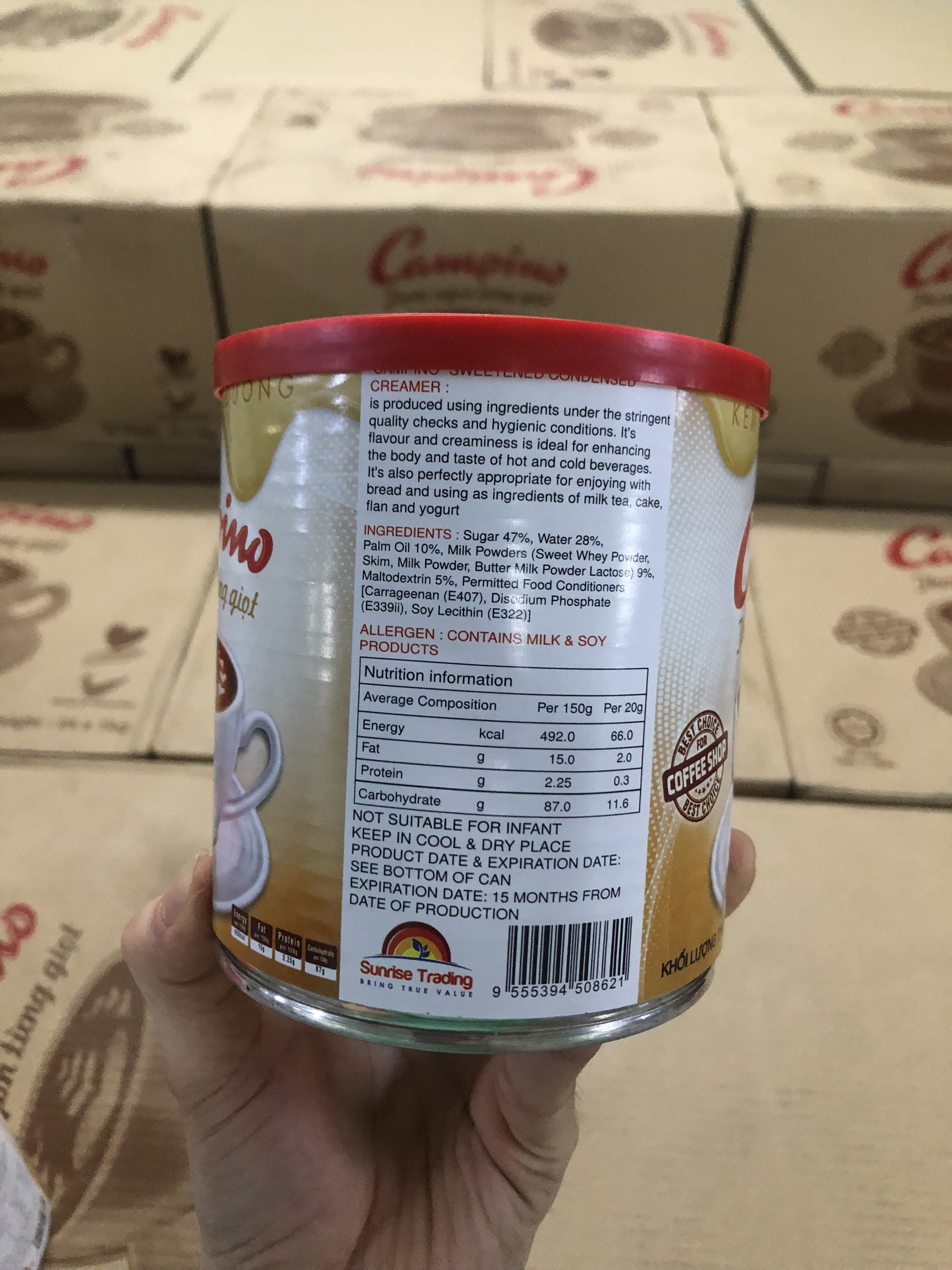 [Lon 1Kg] Sữa Đặc Có Đường Campino - Nhập khẩu Malaysia