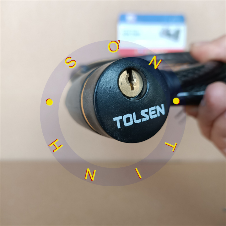Khóa xe đạp, khóa dây cáp TOLSEN 55170 BICYCLE LOCK