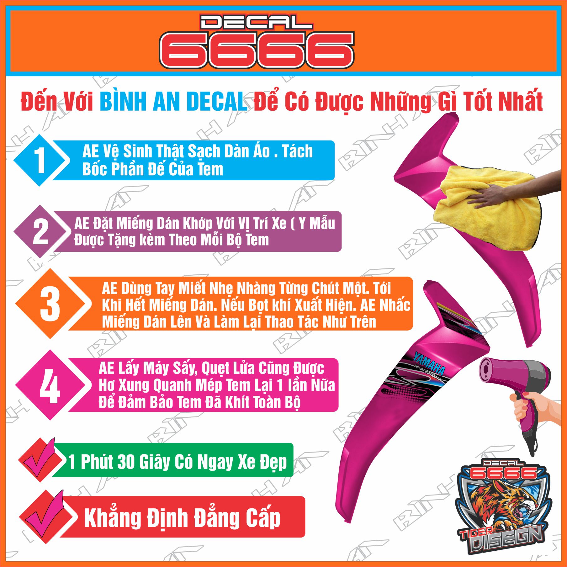 Tem Rời SIRIUS - Xanh Đen