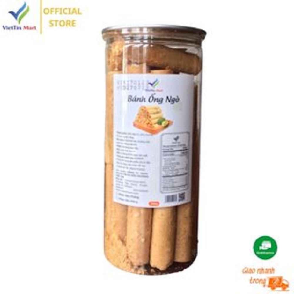 Bánh ống ngò nhân đậu phộng viettin mart 450g