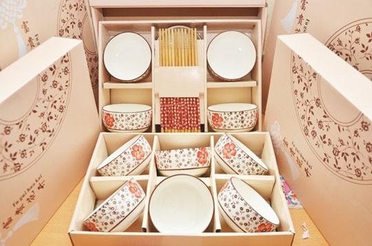 Bộ 6 Bát Đũa Men Cao Cấp Xuất Nhật
