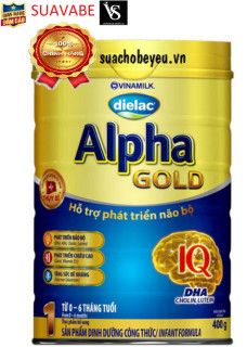 Sữa bột Dielac Alpha Gold 1 400g thumbnail