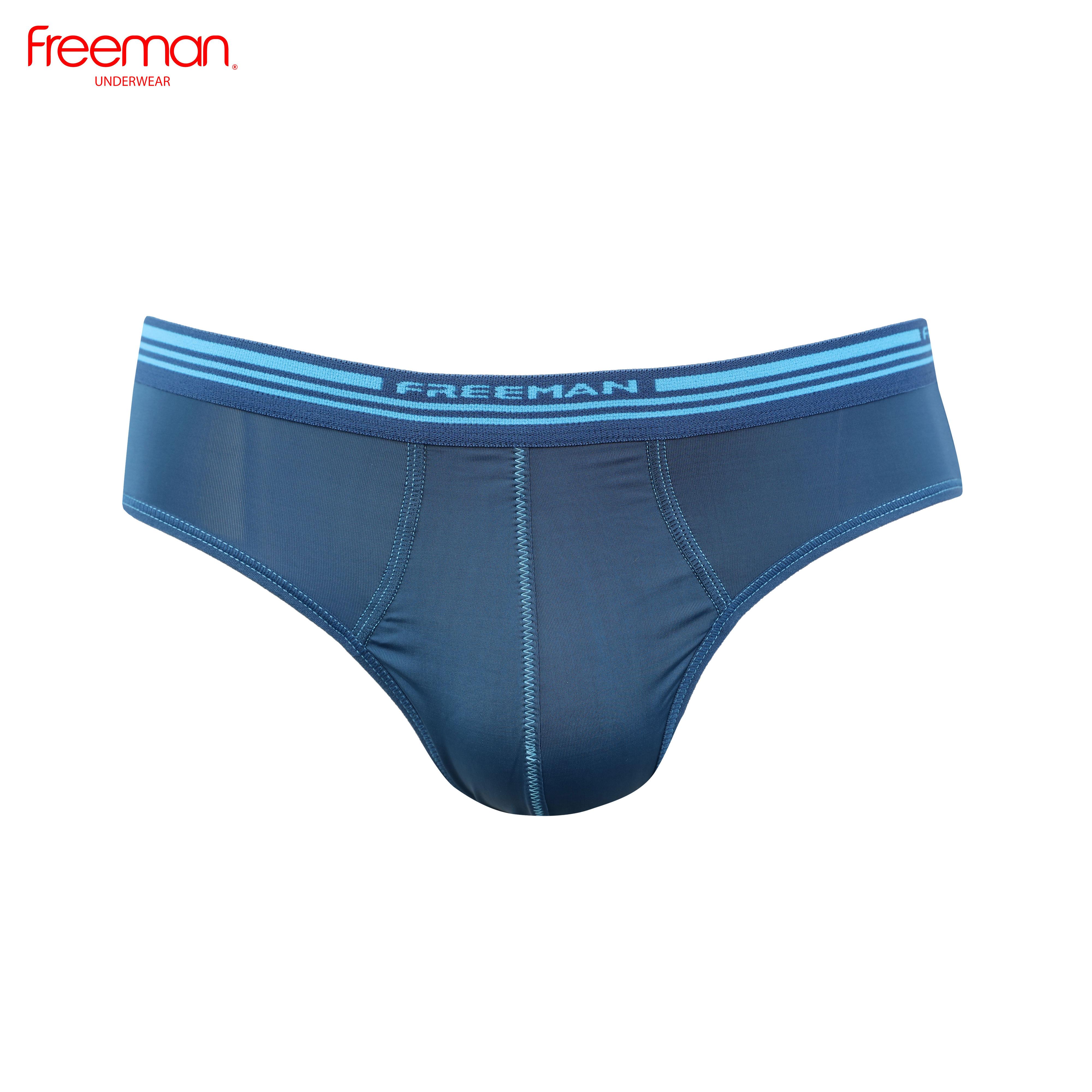 [XANH TÍM] Quần lót nam thun lạnh Freeman [Combo 5] - BO756
