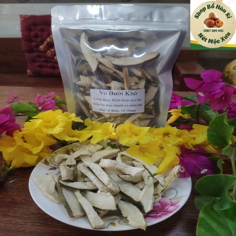 Vỏ Bưởi Khô Gội Đầu 100g