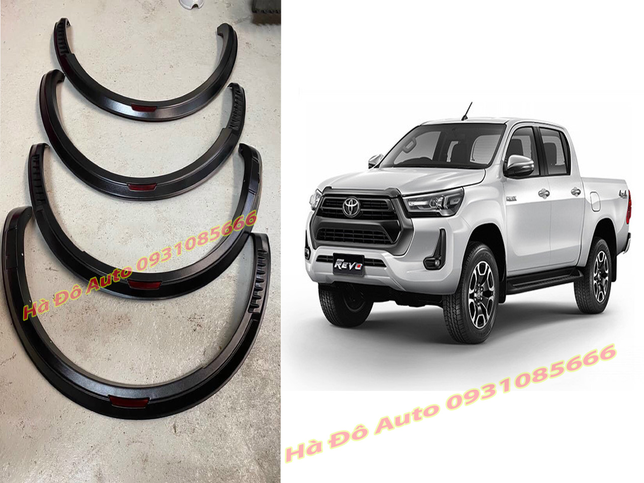 Tyre tires of Toyota Hilux 2019 2020 2021 2022 small model-Quill tire 2023 2019/2023 reflector with reflective