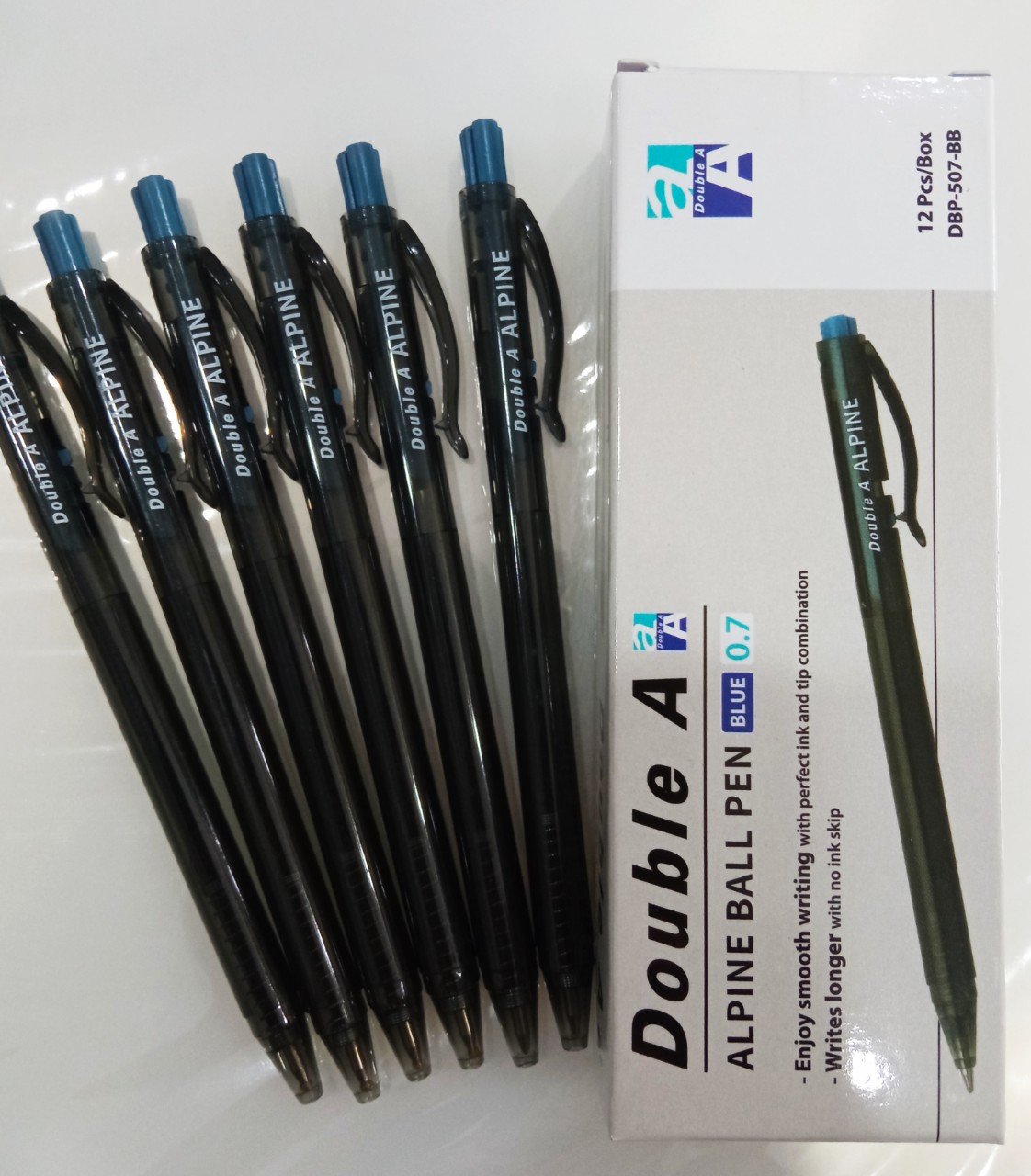 Bút Bi Alpine Double A (12 cây/hộp)