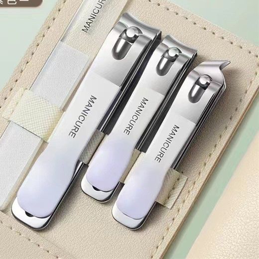 Set 4 món bấm móng MAINCURE màu hồng siêu xinh