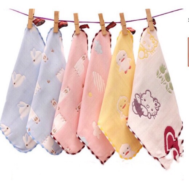 Khăn Sữa Khăn Mặt Sợi Tre 6 Lớp