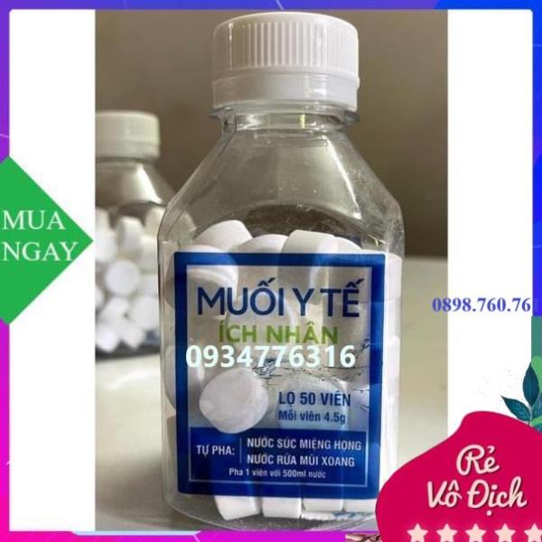 Muối y tế ích nhân lọ 50 viên
