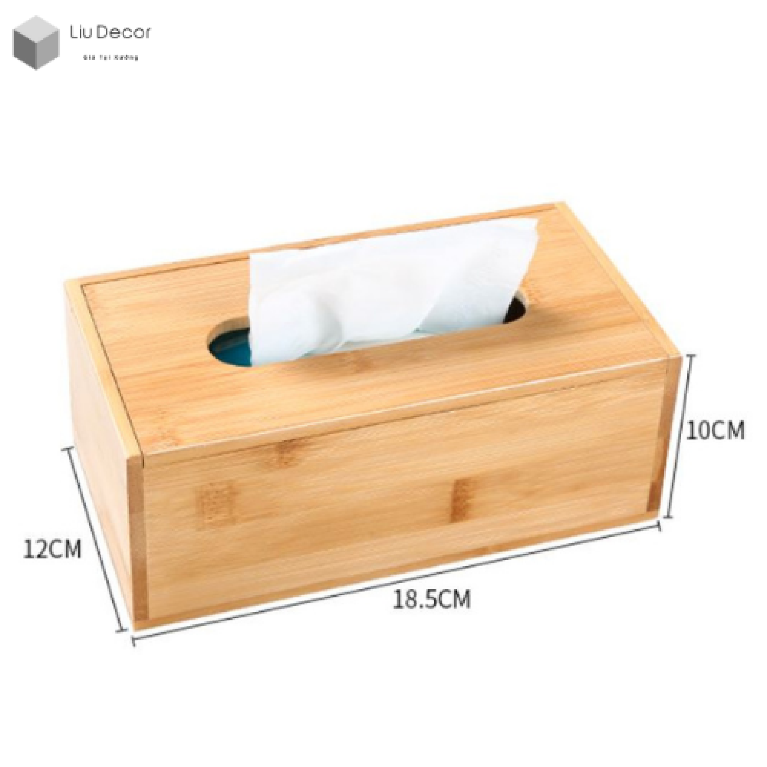 Hộp Đựng Giấy Ăn Bằng Tre Kiểu Nhật