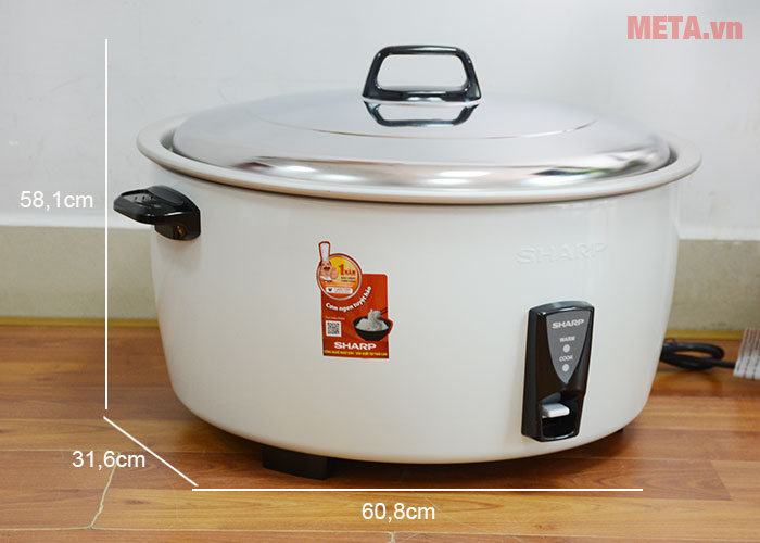 [FREESHIP MAX] [HCM]NỒI CƠM ĐIỆN SHARP KSH-D1010V 2750W 10L