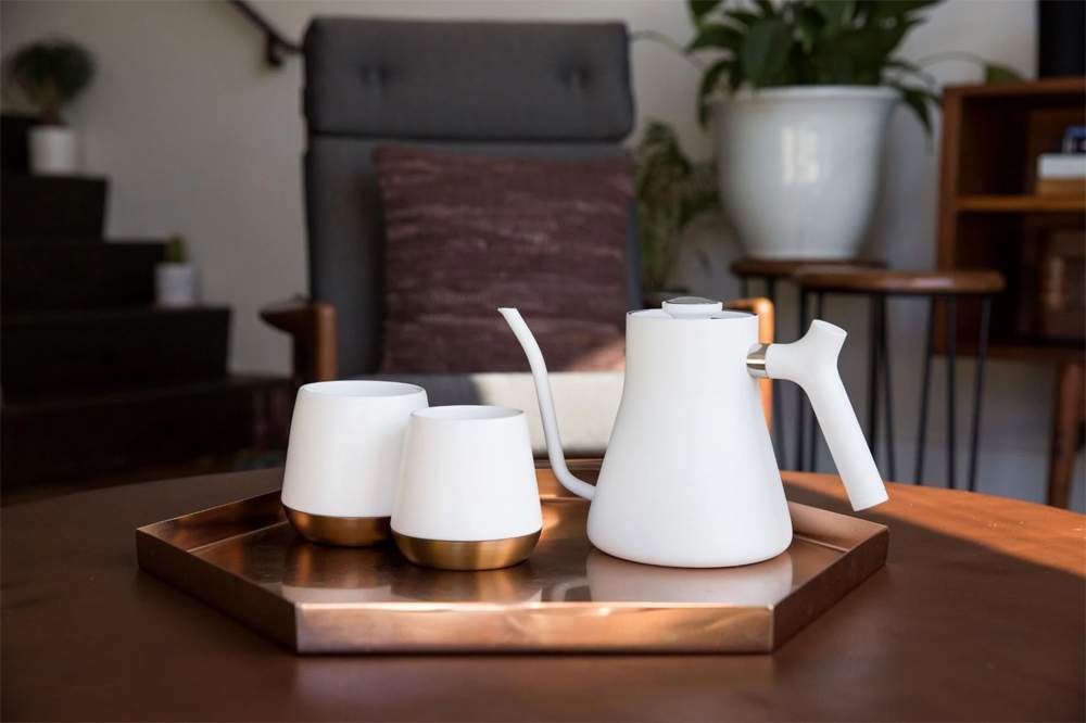 Ấm Rót Nước Pha Cà Phê Fellow Kettle Stagg Pour-Over Kettle - Dung Tích 1.0L | Matte White | Hàng Chính Hãng