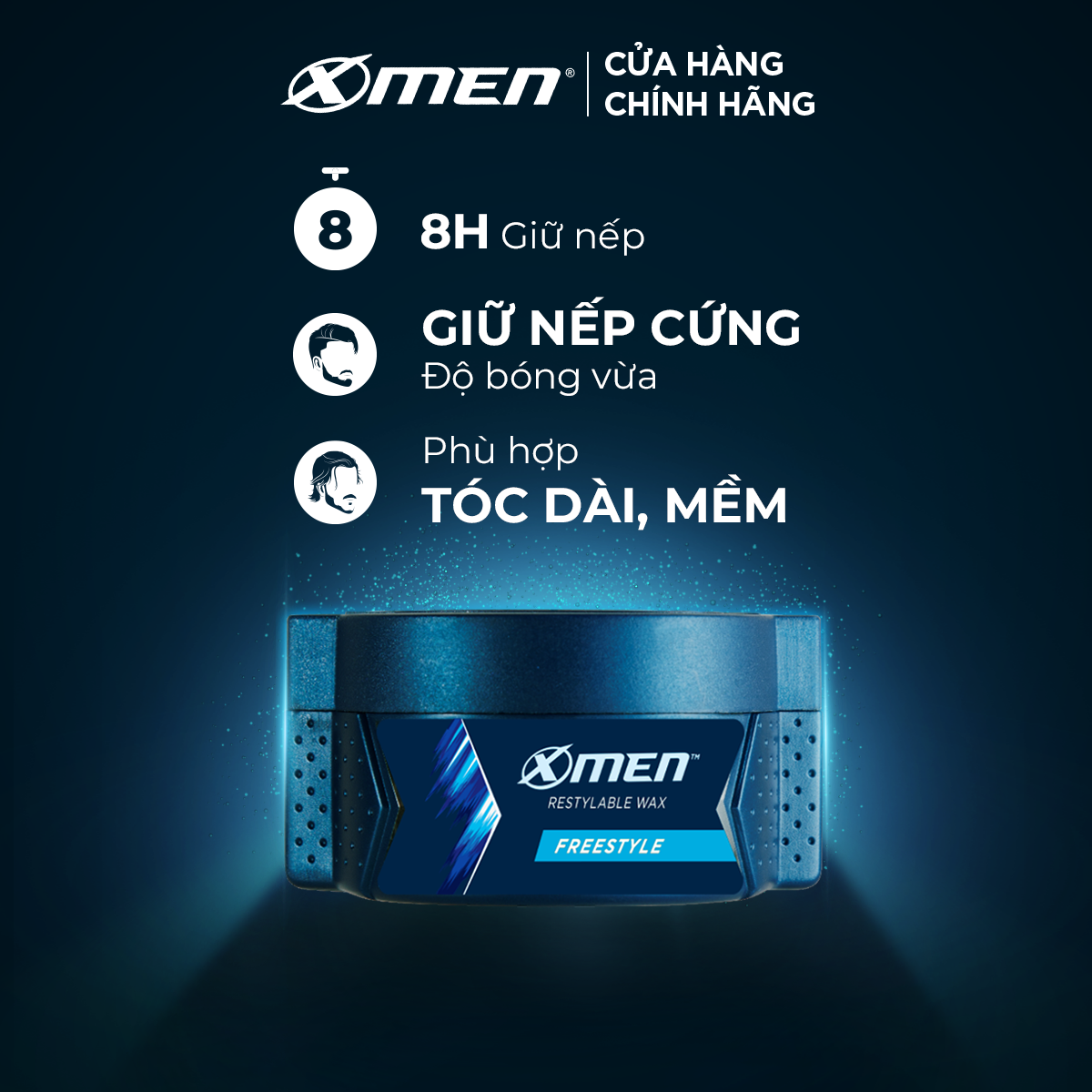 Wax vuốt tóc X-Men Freestyle 70g