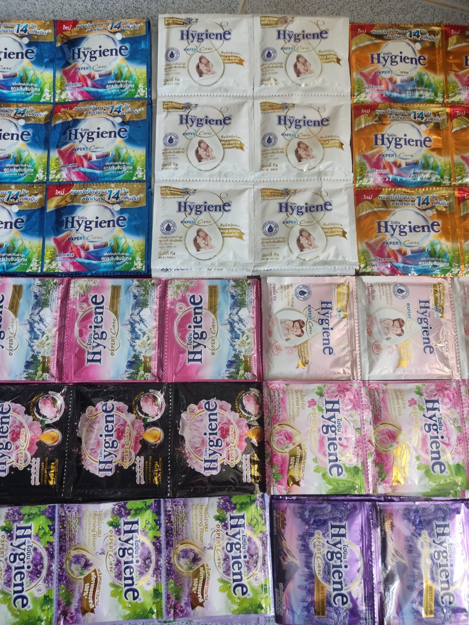 (Combo 60 gói CTY việt) Nước Xả Vải Hygiene Thái Lan có lựa chọn màu