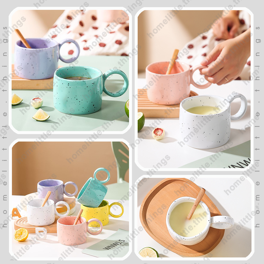 Ly, cốc uống nước bằng gốm sứ