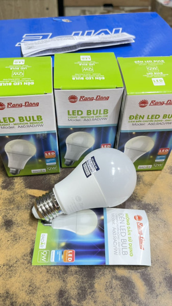 Bóng đèn LED BULB Cảm biến 9W Rạng Đông