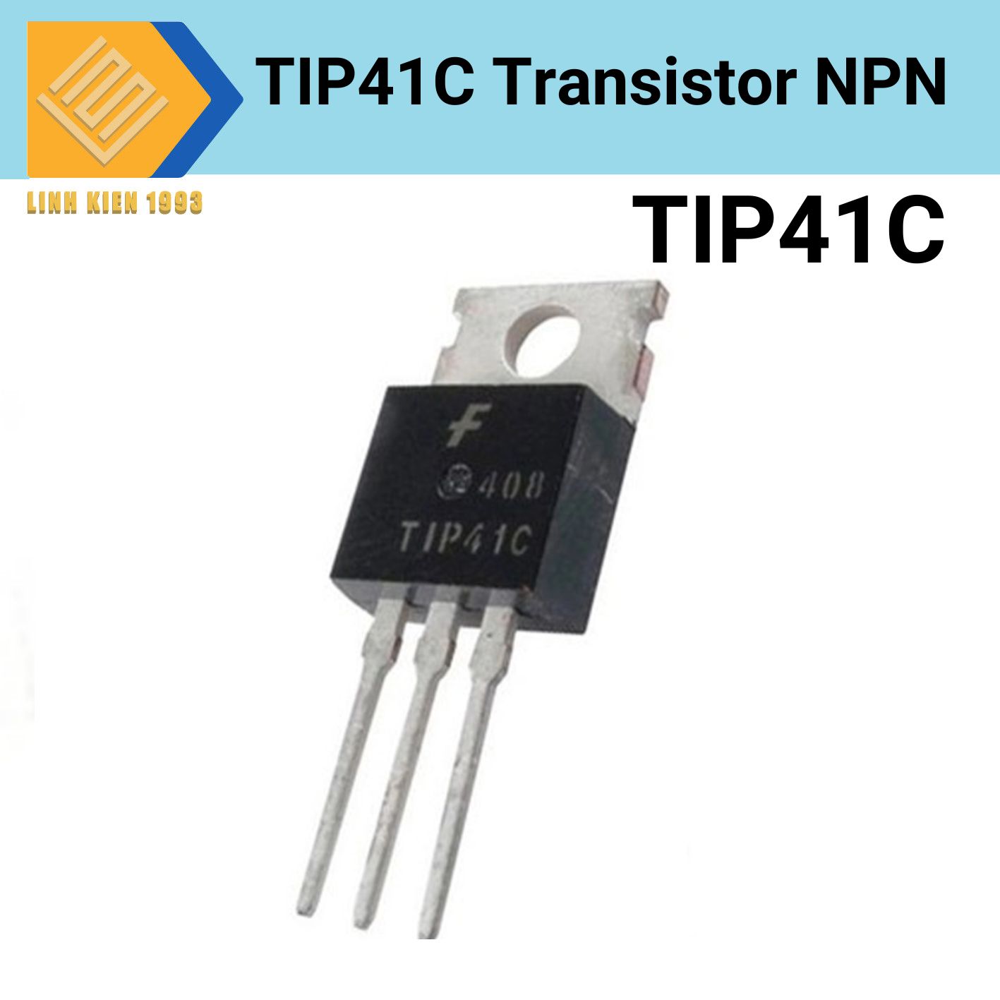 Tip41c transistor npn 100v 6a 3 chân to-220