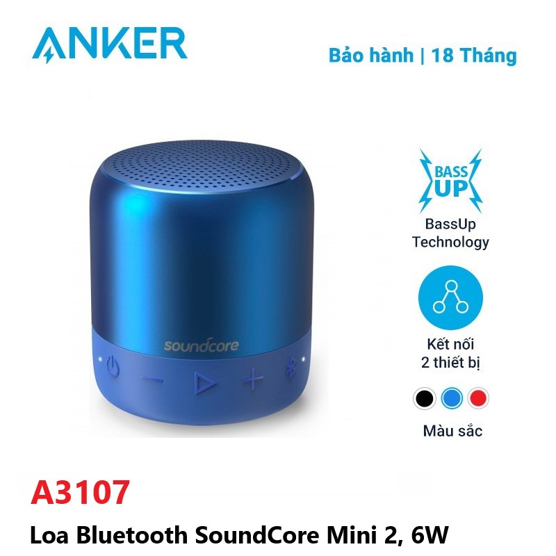 Loa bluetooth SOUNDCORE Mini 2 6W - A3107