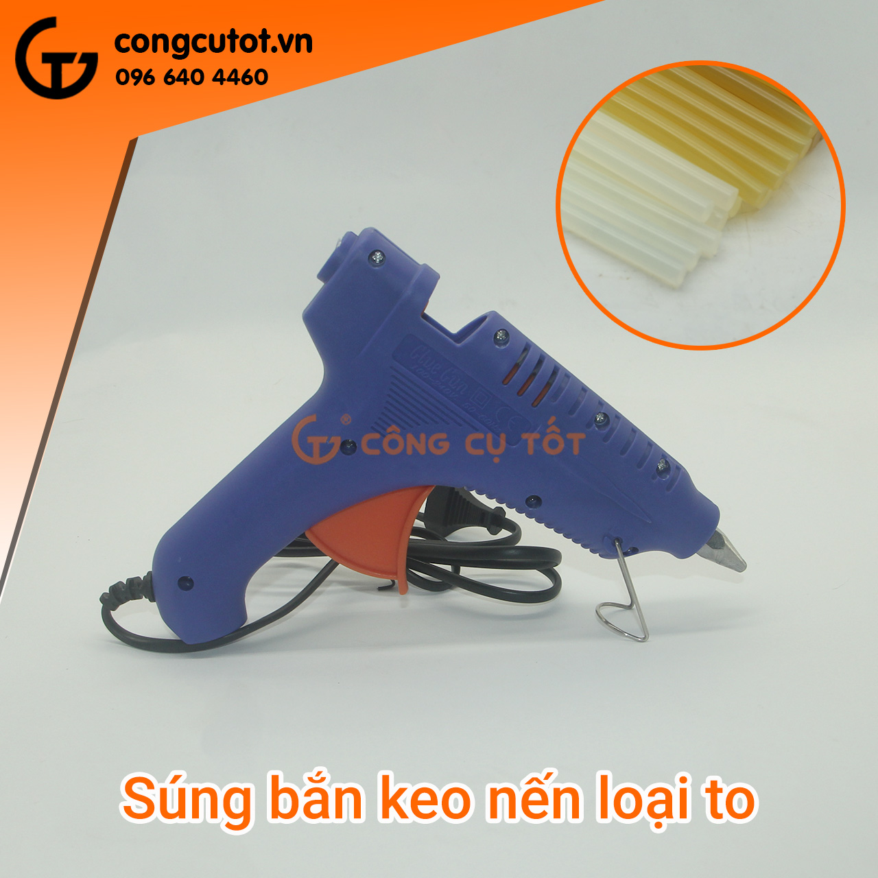 Súng bắn keo nến loại to 100W