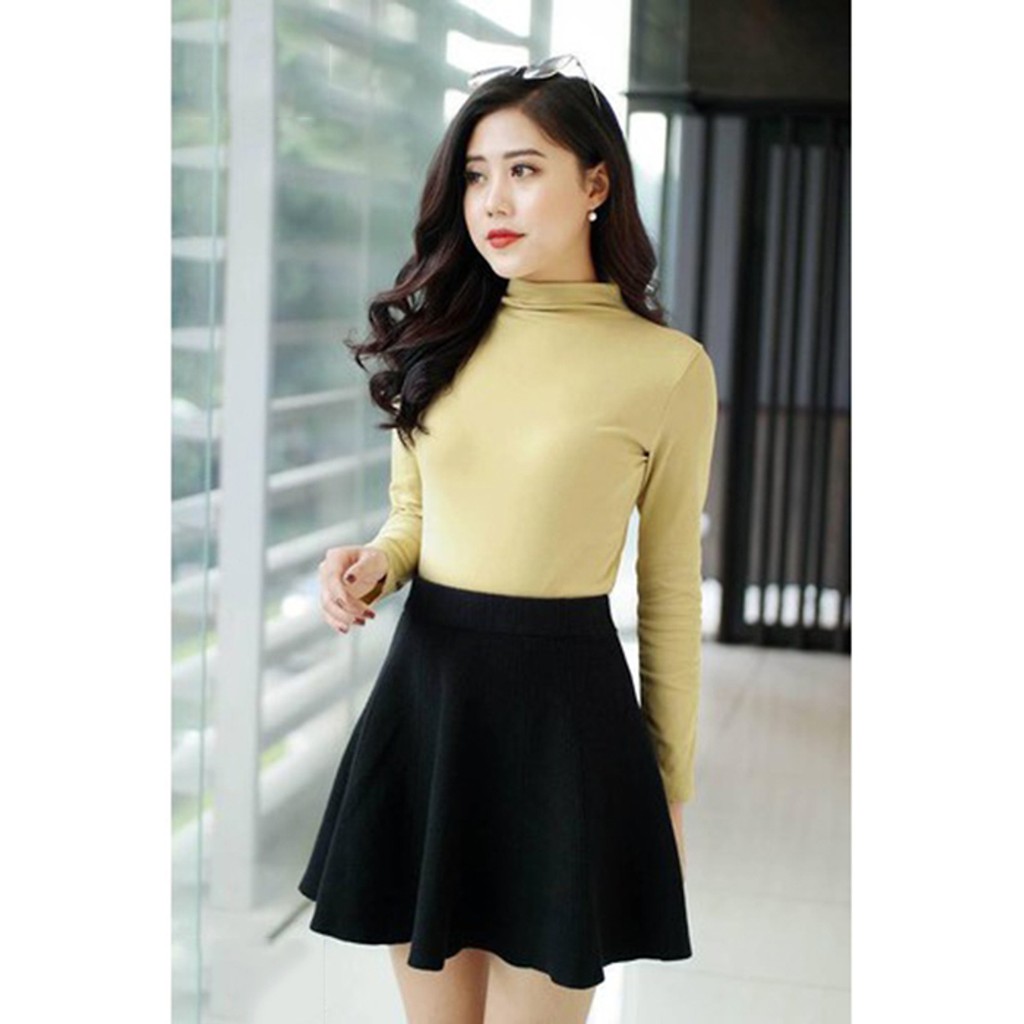Chân váy xoè ngắn Basic thời trang