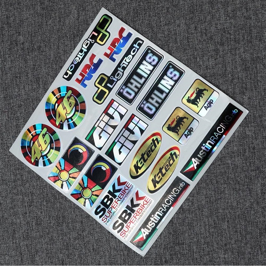 Tem logo, decal logo dán xe máy huy hiệu MONTER (mẫu 2)
