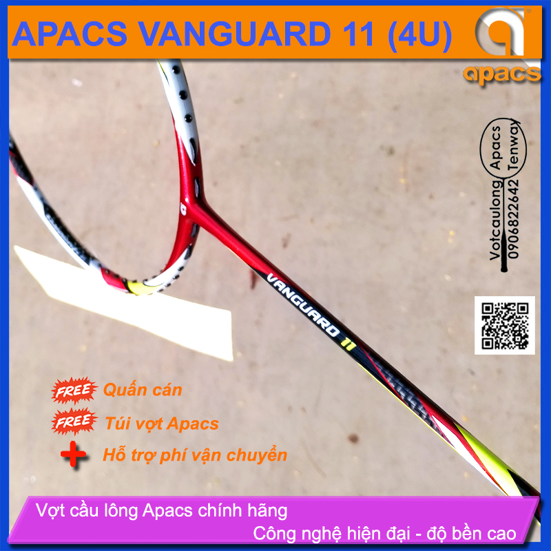 Vợt cầu lông Apacs Vanguard 11 – Vợt chuyên công dễ thuần, đan được 17kg