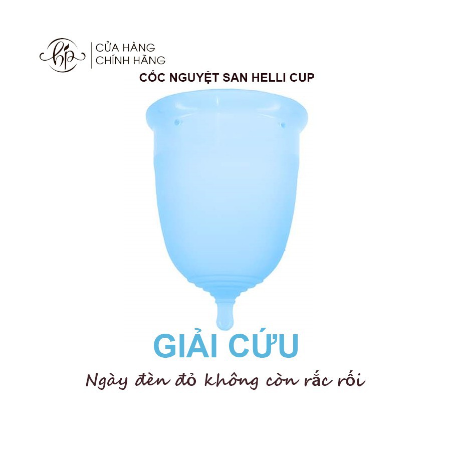 Cốc nguyệt san Helli Cup dành cho phụ nữ sau sinh size L