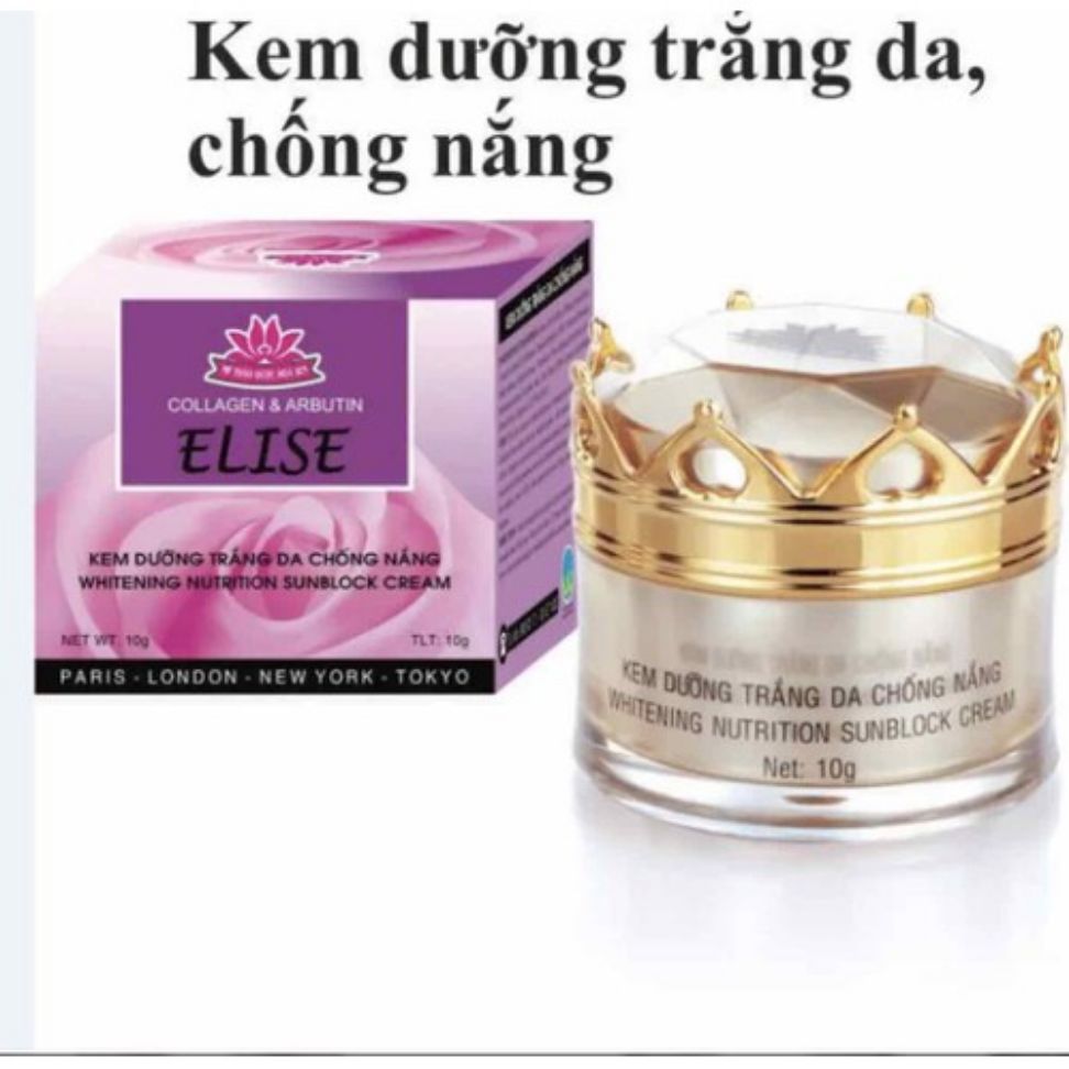 Kem dưỡng trắng da chống nắng Elise