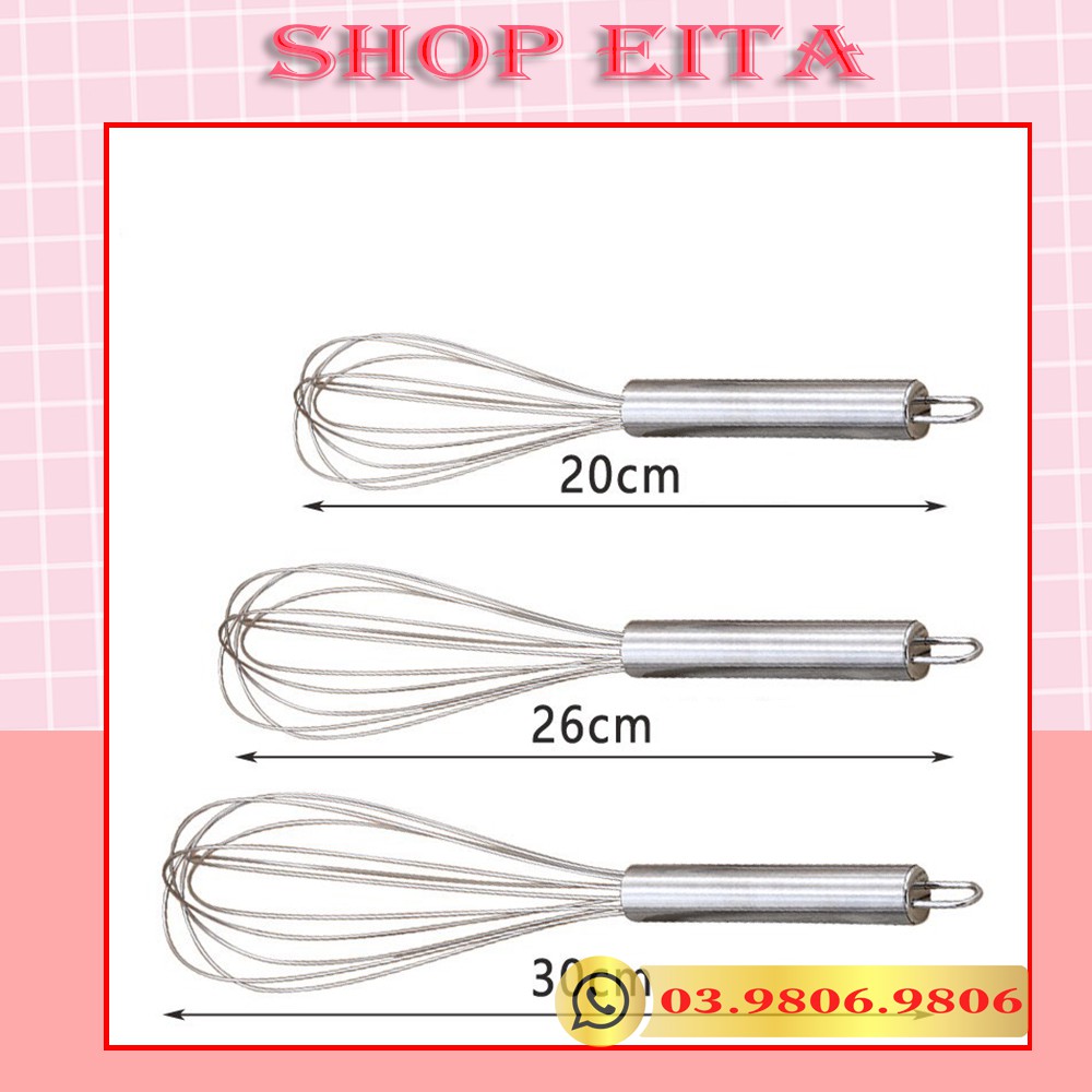Phới lồng inox đánh trứng, đánh kem