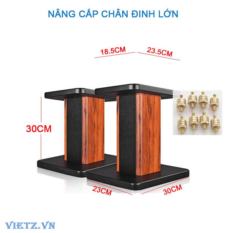 Chân loa Bookshelf MDF cao 3 tấc (1 cặp 30cm)
