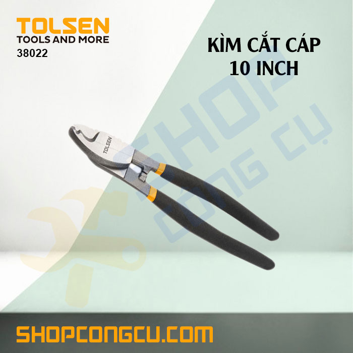 [HCM]Kìm cắt cáp 10 inch Tolsen 38022
