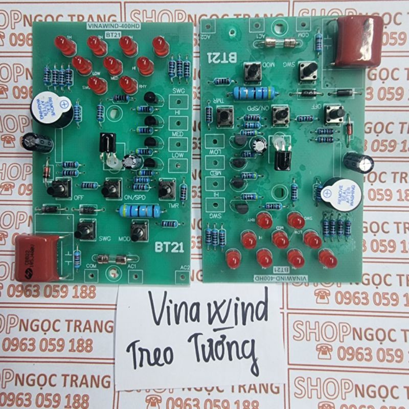 Bo Mạch Quạt Vinawind Treo Tường