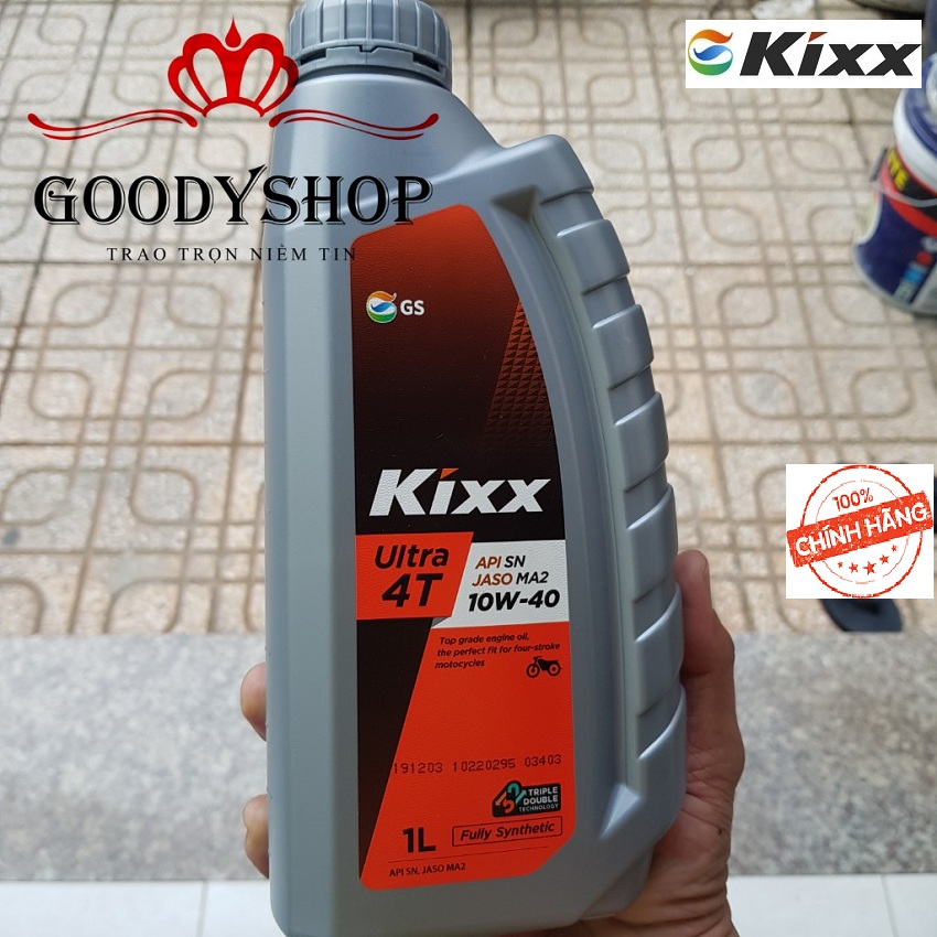 { XE SỐ } Nhớt tổng hợp KIXX Ultra 4T SN 10W-40 1lít GOODYSHOP