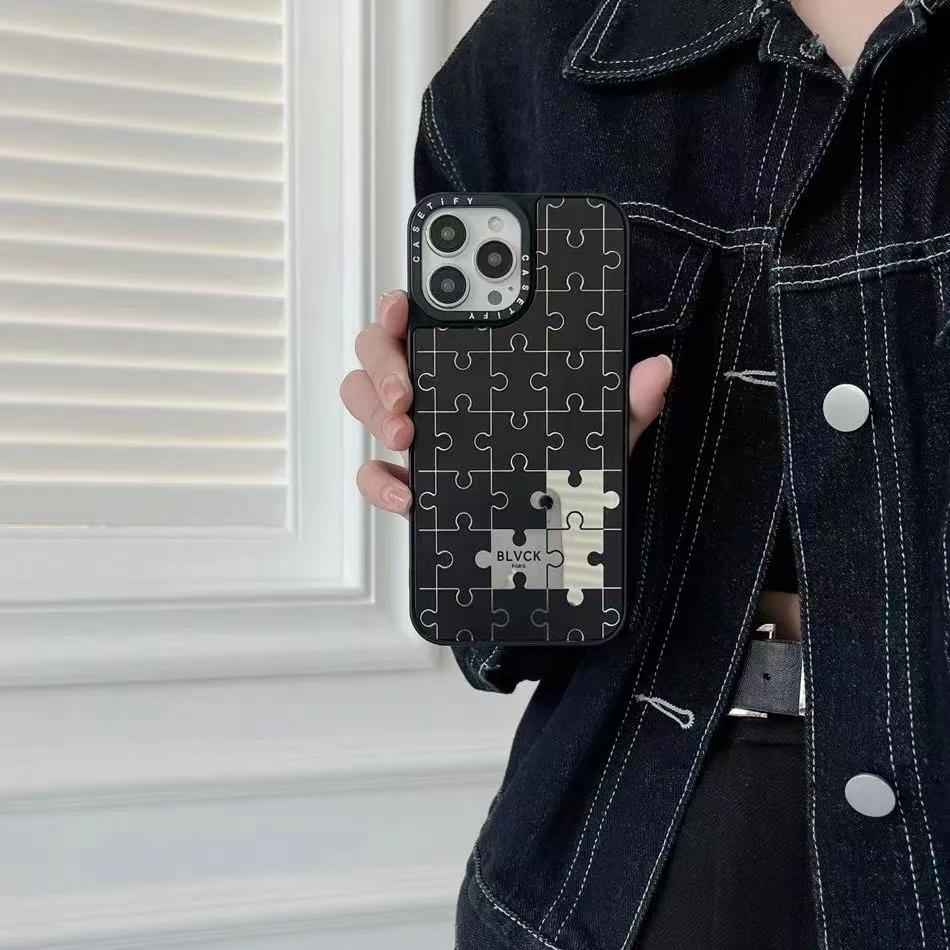 CASETiFY x BLVCK Motif Case for iPhone 15 Pro Max / iPhone 14 Pro Max / iPhone 13 Pro Max / iPhone 12 Pro Max / iPhone 11/12/13/14 Pro Phone Case Protective Cover