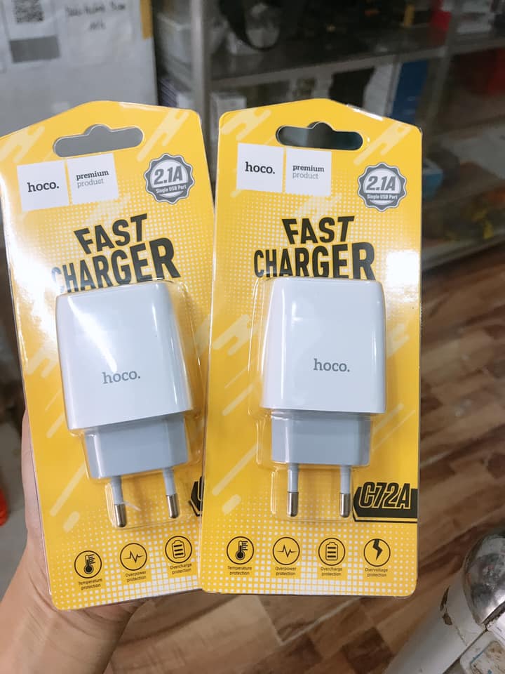 Cóc Sạc hoco C72A 2.1A - HÀNG CHÍNH HÃNG