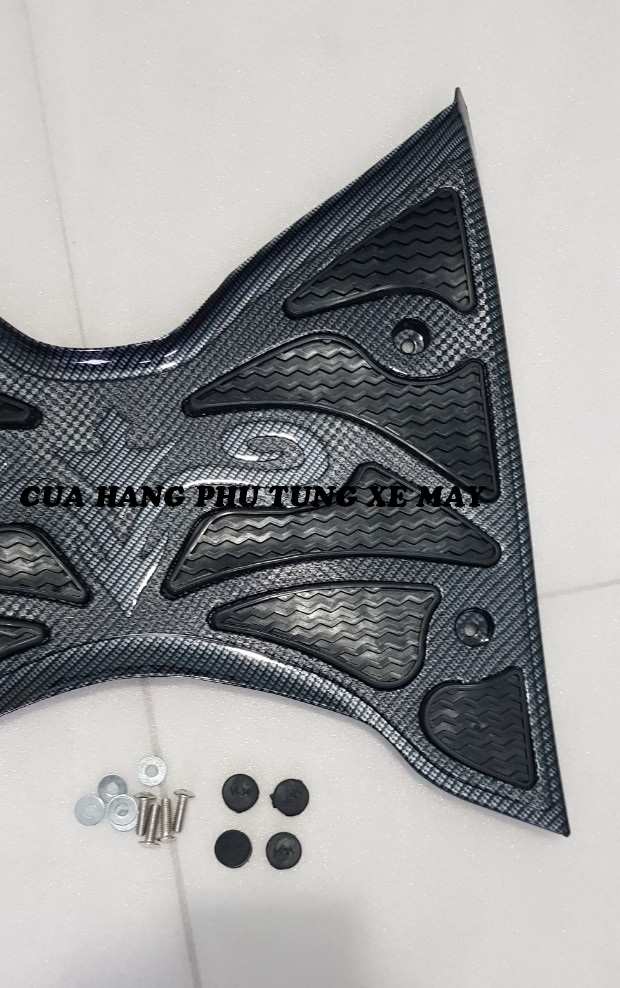 Thảm lót chân xe SH 2020 cacbon