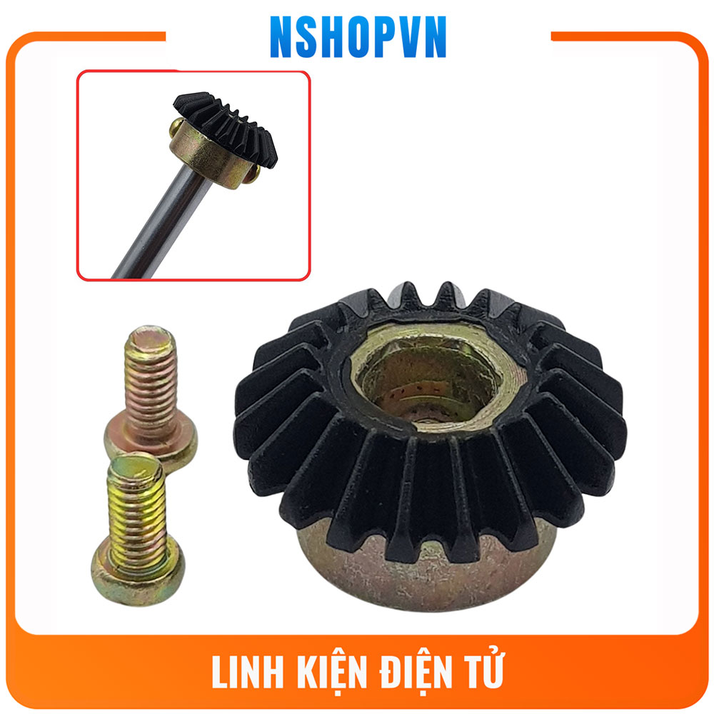 Bánh răng côn trục 8mm