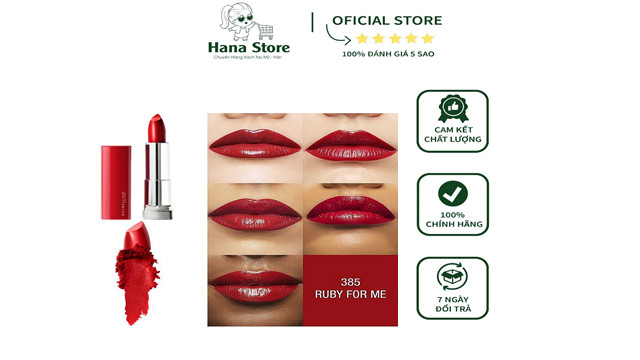 (Chuẩn Auth)Son Môi MAYBELLINE COLOR NEW YORK
