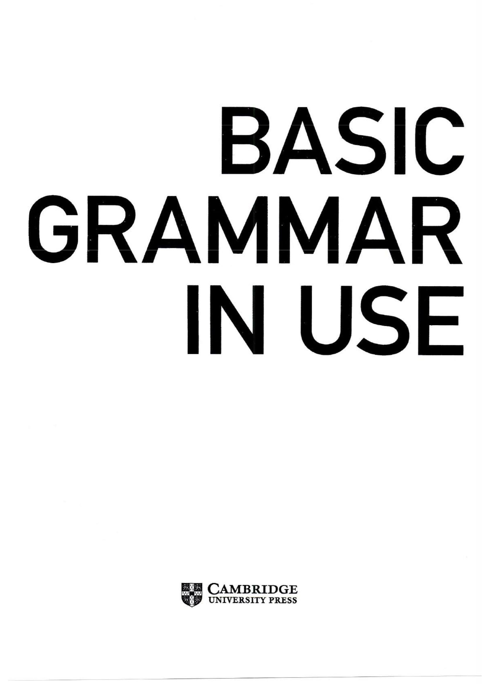 Basic Grammar in Use Students Book (Bản Màu Đẹp)