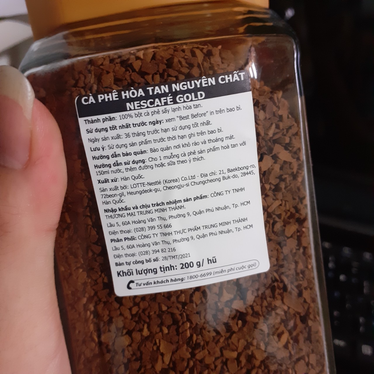 NesCafe Gold Hàn Quốc 200g