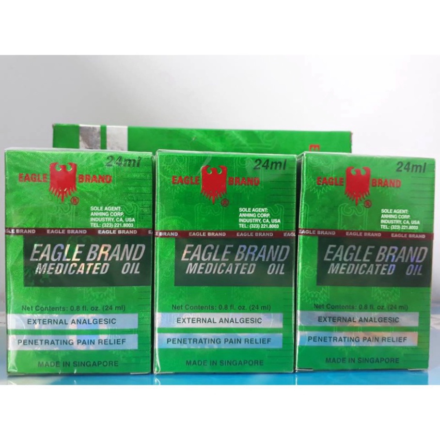 Dầu gió xanh con Ó Singapore 24ml