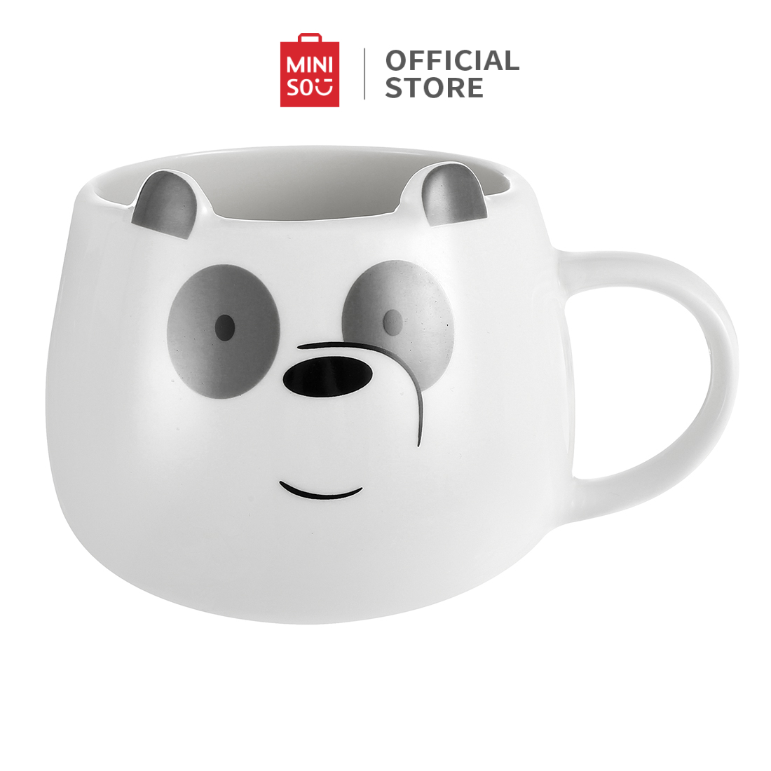 Ly sứ Panda We Bare Bears X Miniso dễ thương văn phòng 390ml
