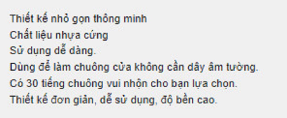 Chuông cửa không dây