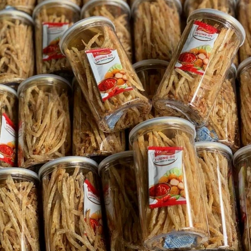 Khô cá thiều sợi loại 1 hũ 250g mềm ngon