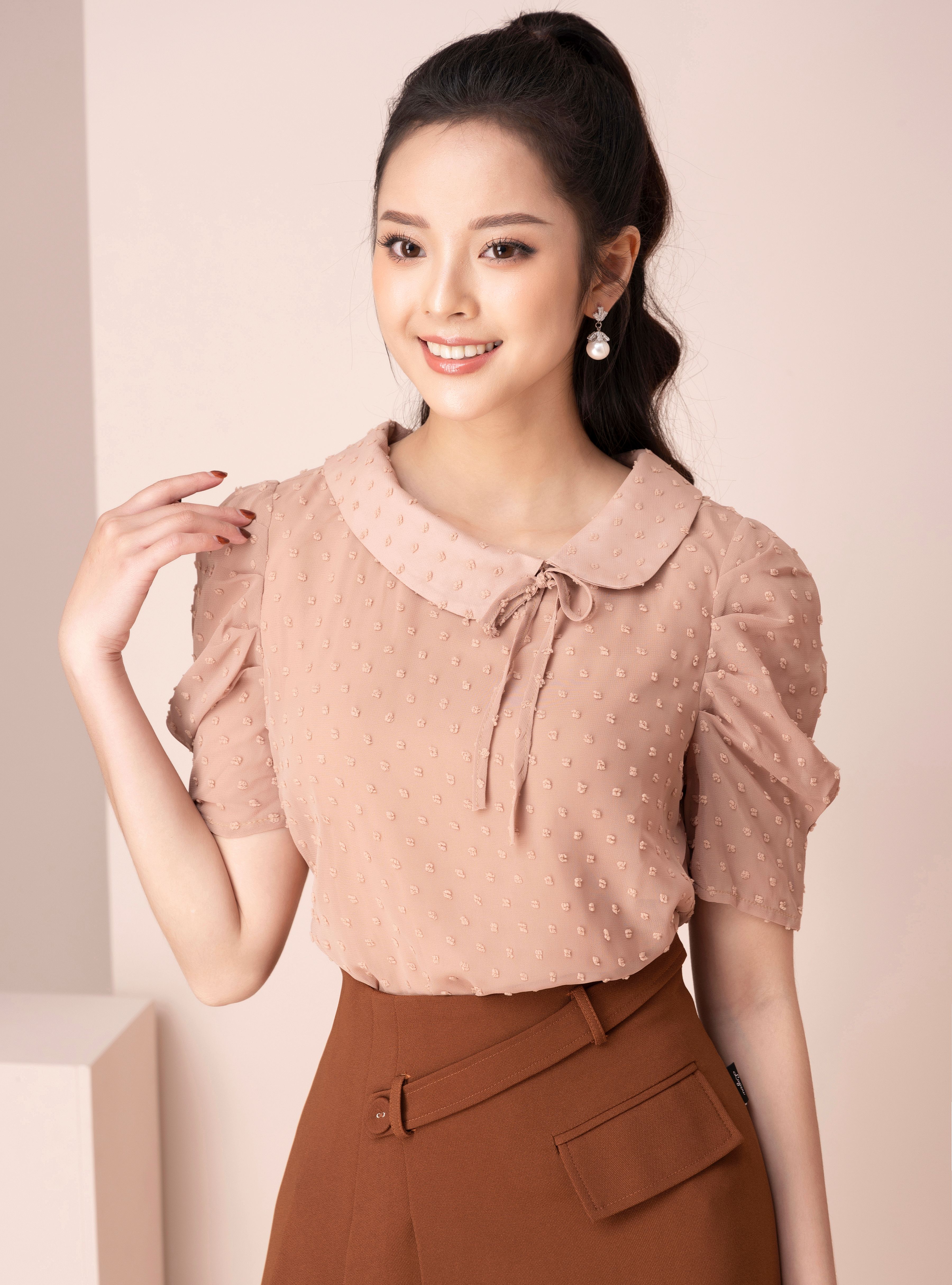 Áo sơ mi nữ luperi lfsm1199 dáng suông họa tiết kẻ sọc cổ bẻ, áo sơ mi tay ngắn, áo sơ mi kiểu nữ, áo sơ mi nữ đẹp, áo sơ mi tay ngắn nữ, áo sơ mi nữ đẹp lfsm1199